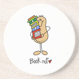 Bücherwurm T-Shirts und Geschenke Getränkeuntersetzer