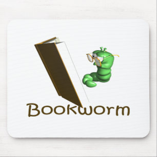 Bücherwurm-T - Shirts und Geschenke Mousepad