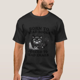 Bücherwurm, zum Lesen von Büchern geboren, gezwung T-Shirt