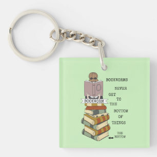 Bücherwürmer kommen nie auf den unteren Schlüssela Schlüsselanhänger