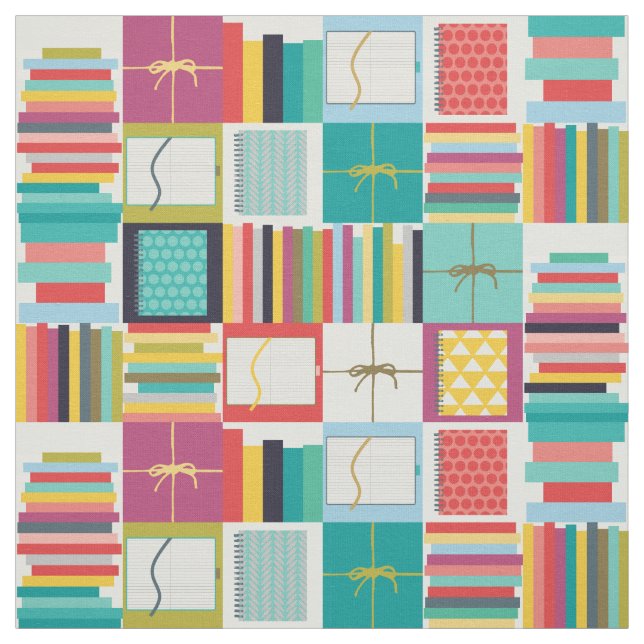 Buchfreude Stoff (Muster)