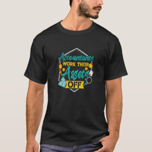 Buchhalter arbeiten ihre Vermögenswerte ab  1 T-Shirt