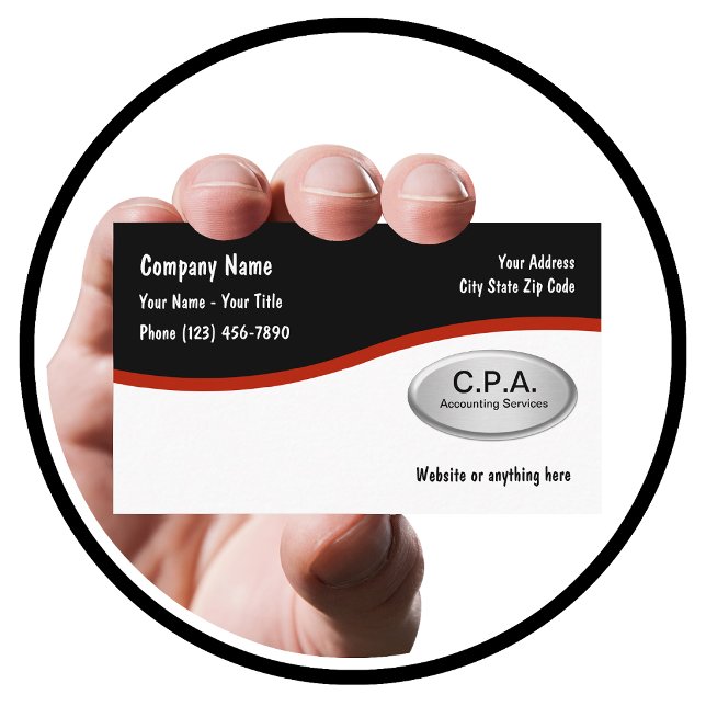 Buchhalter CPA-Visitenkarten Visitenkarte (Von Creator hochgeladen)