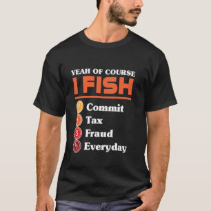 Buchhalter Fisch Buchhalter Bilanz Steuerinspektor T-Shirt