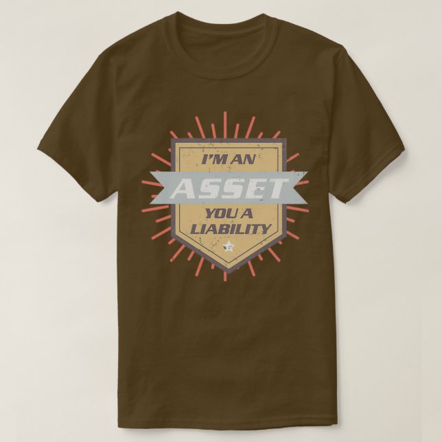 Buchhalter Funny Gift Accounting Witty T-Shirt (Design vorne)