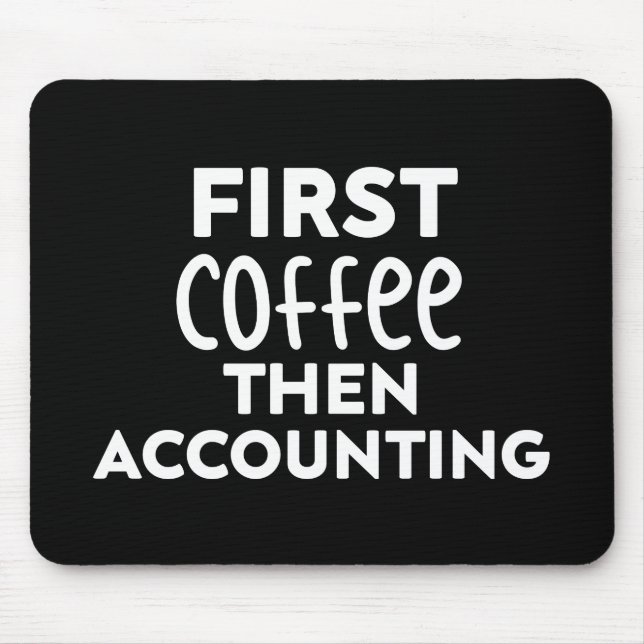 Buchhalter Funny Mousepad (Vorne)