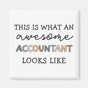 Buchhalter Funny Phantastisch Accountant CPA Gesch Magnet