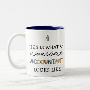 Buchhalter Funny Phantastisch Accountant CPA Gesch Zweifarbige Tasse