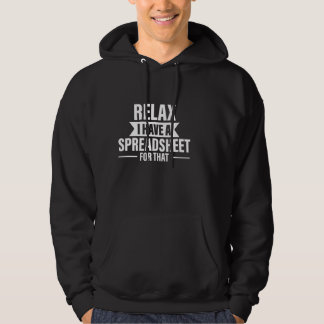 Buchhalter Lustig Entspannen Tabellenkalkulationen Hoodie