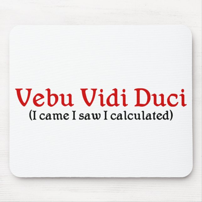 Buchhalter-Mausunterlage Mousepad (Vorne)