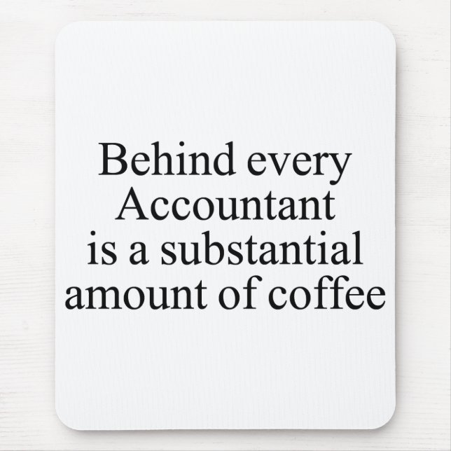 Buchhalter-Mausunterlage Mousepad (Vorne)