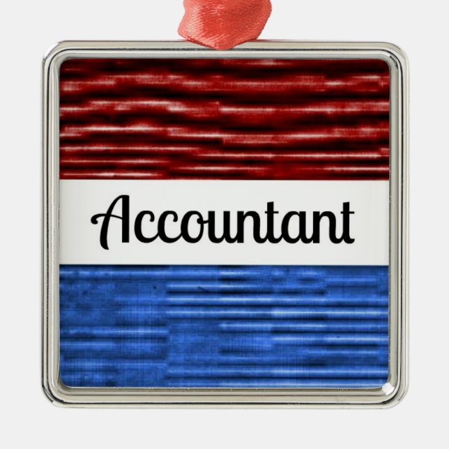 Buchhalter Patriotische Weihnachtsschmuck (Vorne)