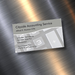 Buchhalter Professional CPA Visitenkartenmagnet