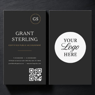 Buchhalter-QR-Code-Logo Professionell Visitenkarte