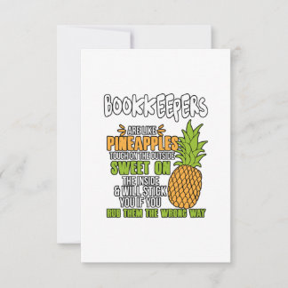 Buchhalter sind wie Ananas. Karte