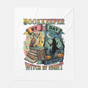 Buchhalter Tag Hexen Nacht Halloween Eule Bücher K Fleecedecke