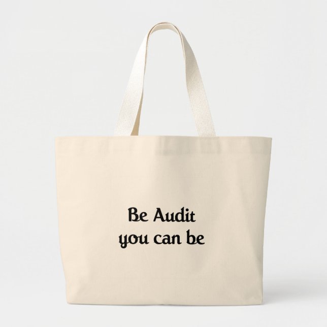 Buchhalter-Taschen-Tasche Jumbo Stoffbeutel (Vorne)