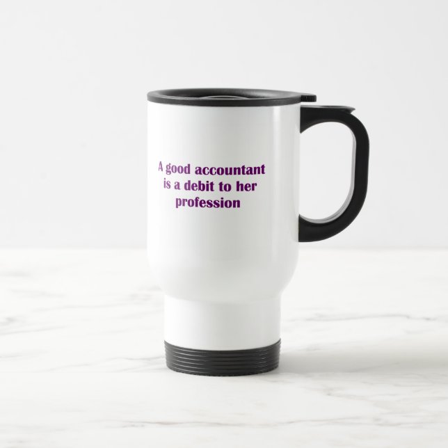 Buchhalter-Tasse Reisebecher (Rechts)