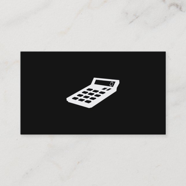Buchhalter Visitenkarte (Vorderseite)