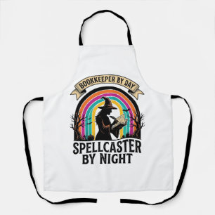 Buchhalterin Hexe Retro Halloween Buchhaltungsdesi Schürze