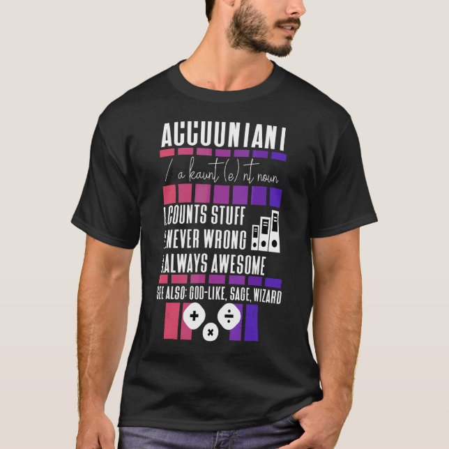 Buchhalterinnen Cooler Buchhalter 156 T-Shirt (Vorderseite)