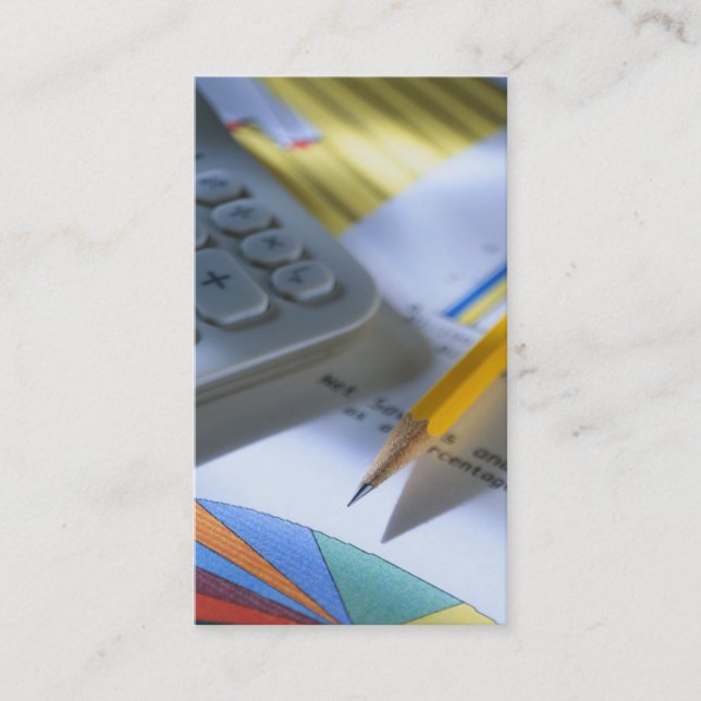 Buchhaltungs-Praxis-Visitenkarte Visitenkarte (Vorderseite)