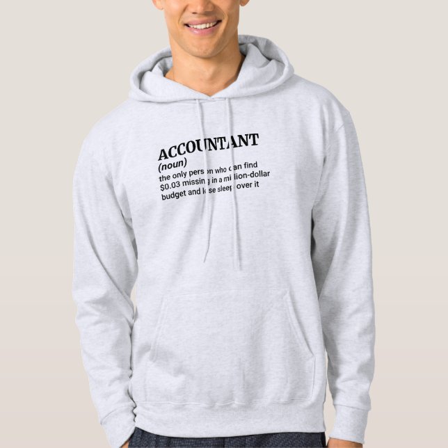 Buchhaltungsdroge Hoodie (Vorderseite)