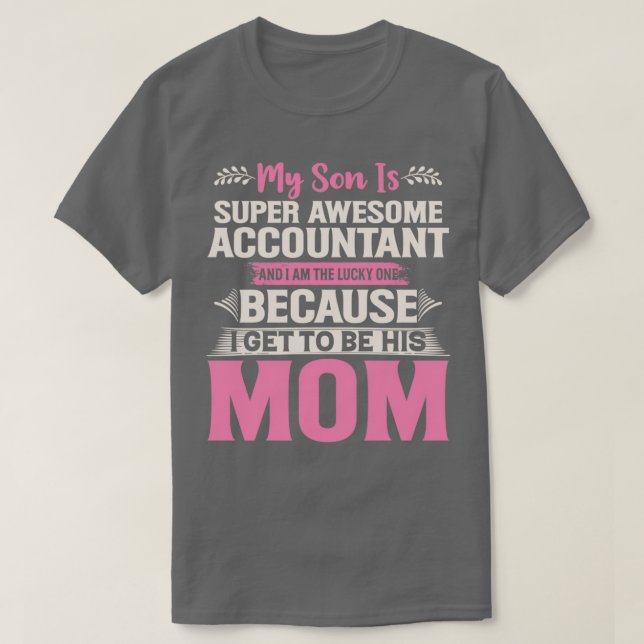 Buchhaltungsgeschenk Super Phantastisch Accountant T-Shirt (Design vorne)
