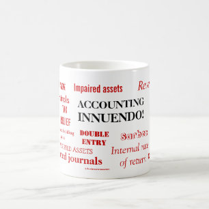 Buchhaltungsinnuendo! Suggestive Cheeky Accountant Kaffeetasse