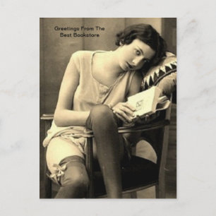 Buchhandlung Postcard Wheeling wv. Postkarte