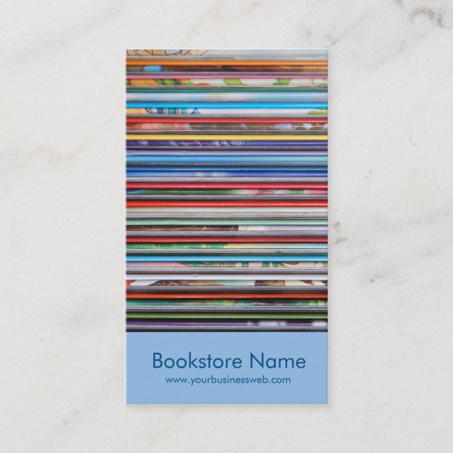 Buchhandlung Visitenkarte (Vorderseite)