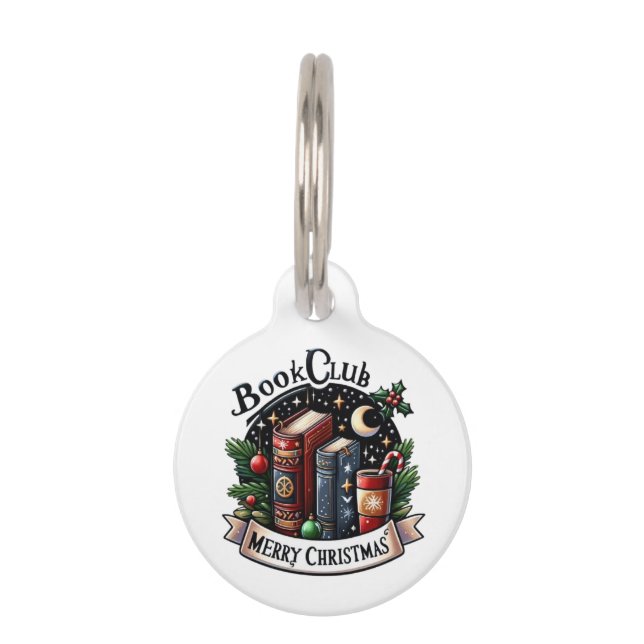 BuchklubWeihnachten Haustiermarke (Vorderseite)