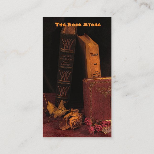 Buchladen Visitenkarte (Vorderseite)