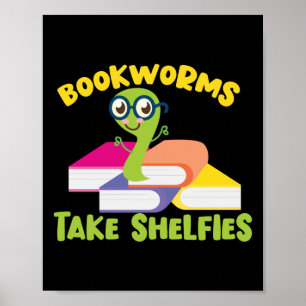 Buchlesebuchwortbücher als Bücherregale Poster