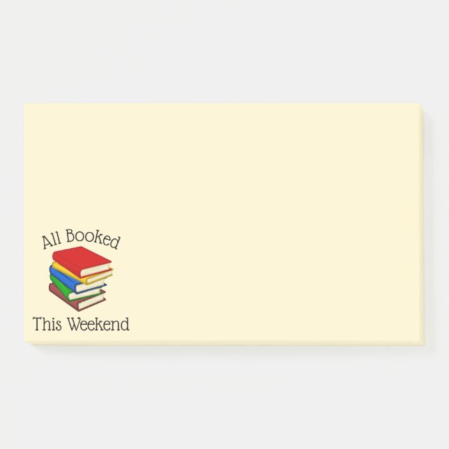 Buchleseliebe Post-it Klebezettel (Vorderseite)