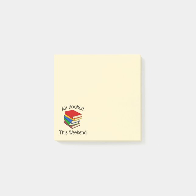 Buchleseliebe Post-it Klebezettel (Vorderseite)