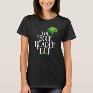 Buchleser-Elf passend zur Familien-Gruppe Weihnach T-Shirt