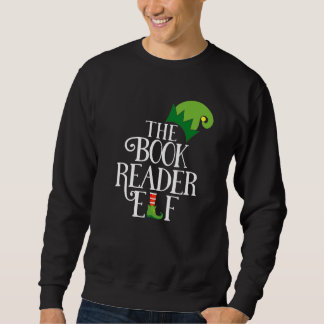 Buchleser-Elf-Passende Familien-Gruppen-Weihnachts Sweatshirt