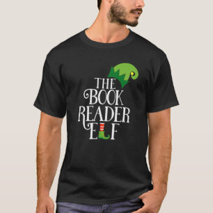 Buchleser-Elf passende Familiensgruppe Weihnachten T-Shirt