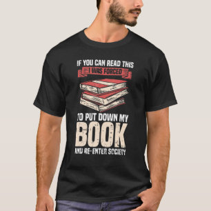 Buchleser Wenn du das lesen kannst, lege ich mein T-Shirt