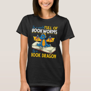 Buchlesung Buchwurm Bibliothekarischer Niedlicher T-Shirt