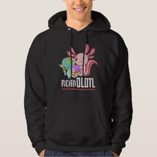 Buchlesung Readolotl Amphibien Buchwurm A Hoodie