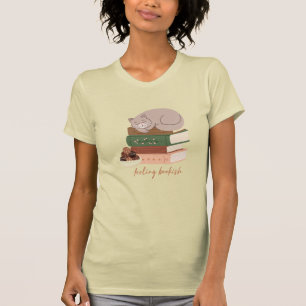 Buchliebende Katze T-Shirt