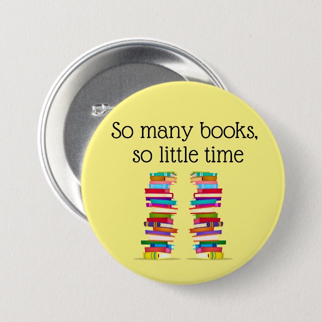 Buchliebhaber-Button Button (Vorne & Hinten)
