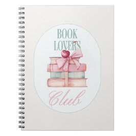 Buchliebhaber-Club-Notizbuch Notizblock