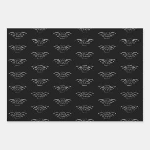 Buchliebhaber-Drachen-Weihnachts-Geschenkpapier Ge Geschenkpapier Set