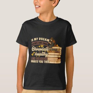 Buchliebhaber-Geschenk Lesegeschenk Süße Schokolad T-Shirt