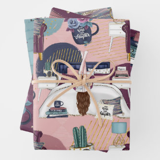 Buchliebhaber Geschenkpapier Set