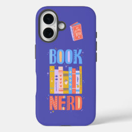 Buchliebhaber-Handyhülle – Farbdesign für Bücherwü iPhone 16 Hülle