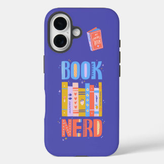 Buchliebhaber-Handyhülle – Farbdesign für Bücherwü iPhone 16 Hülle